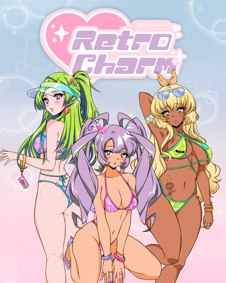 Idol - Retro Charm Anime Swimsuit