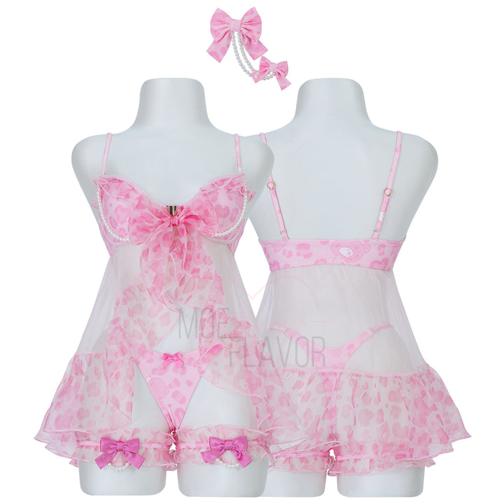 Vday Gloomy Bear Gyaru Babydoll Lingerie