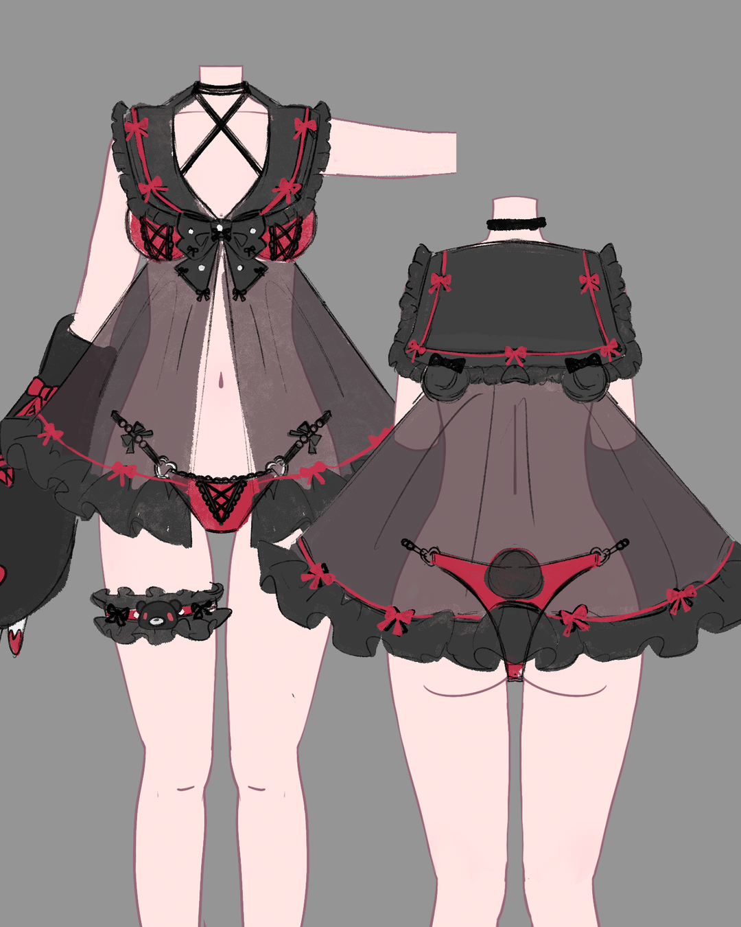 Gloomy Bear Jirai Kei Babydoll