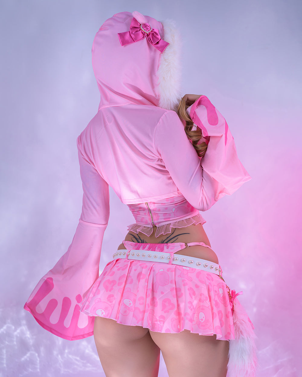 Vday Gloomy Bear Gyaru Mini Skirt