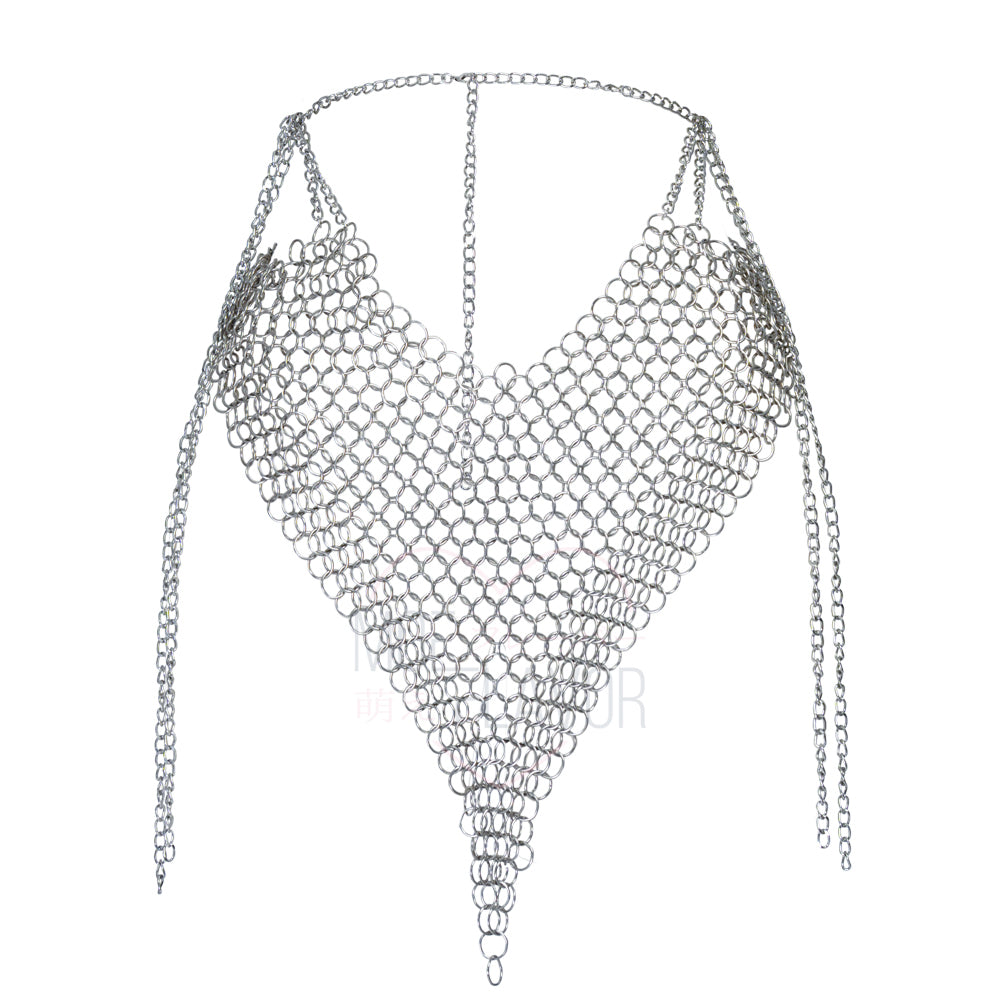 Iron Maiden Top / Skirt Steel Chainmail Scalemail - MOEFLAVOR - INTL 