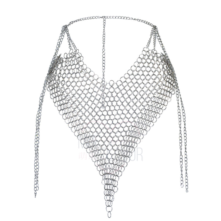 Iron Maiden Top / Skirt Steel Chainmail Scalemail - MOEFLAVOR - INTL 