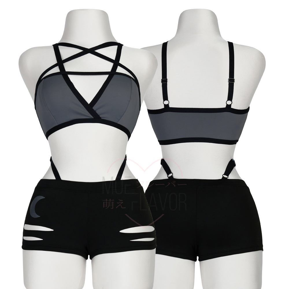 Loona Helluva Boss Wolf Top and Shorts Outfit