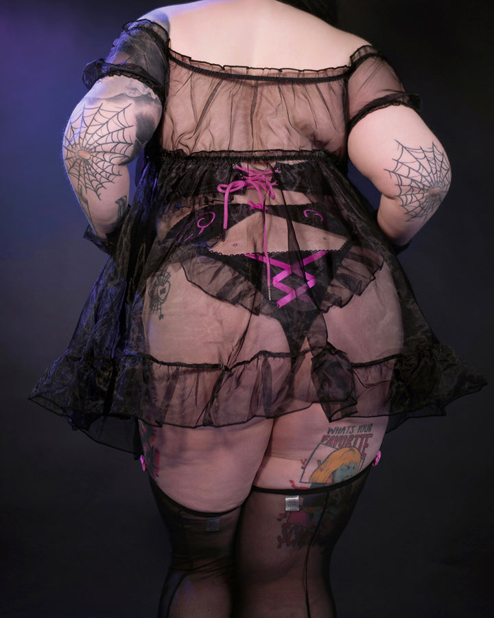 Wings of Temptation Sheer Dress