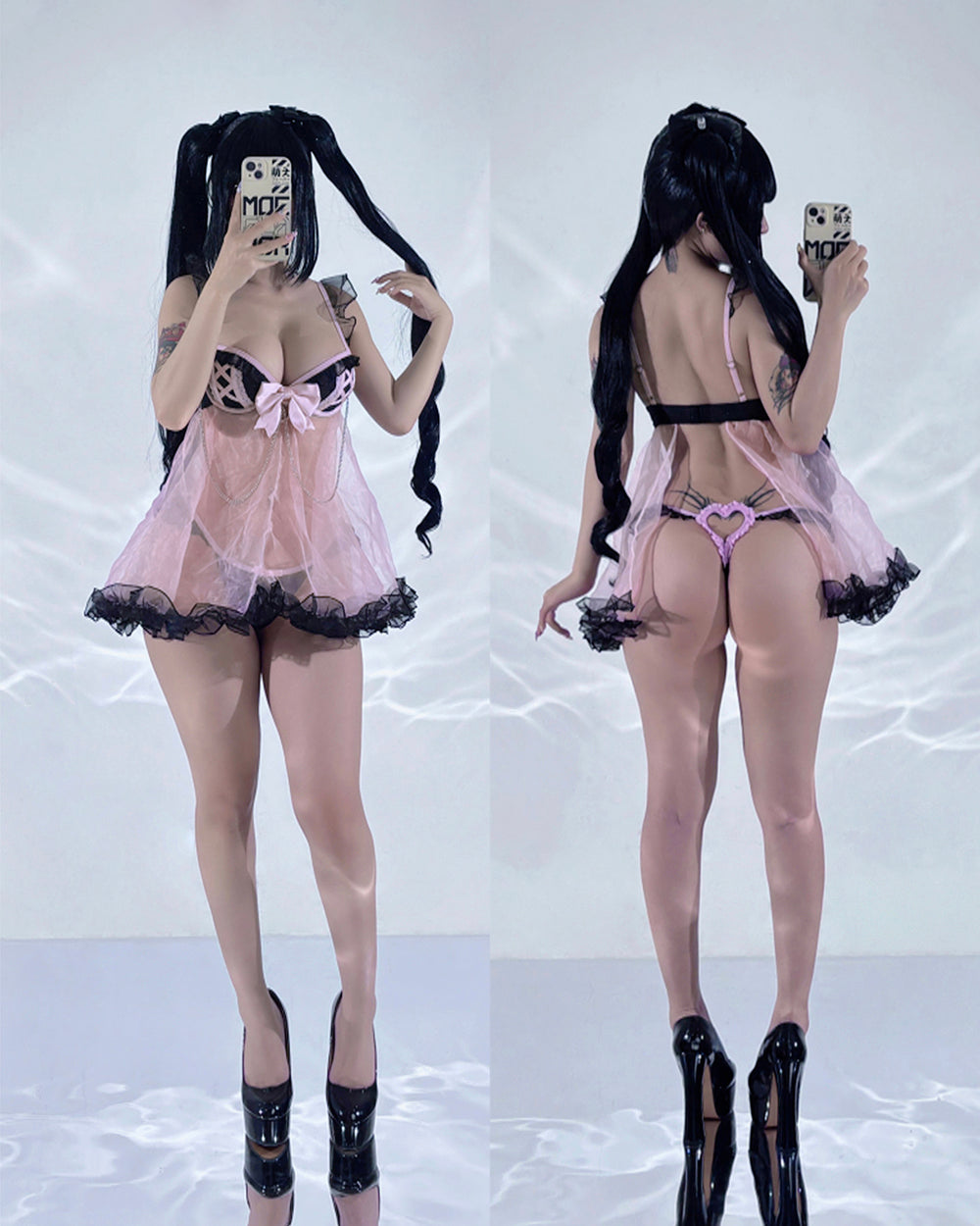 Jirai Kei Babydoll Lingerie Set