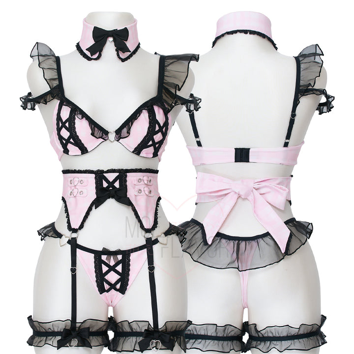 Jirai Kei Garter Lingerie Set