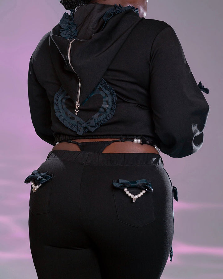 Pre-Order Jirai Kei Bow Track Pants