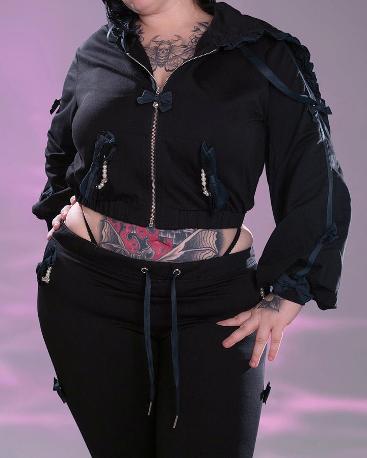 Pre-Order Jirai Kei Bow Track Pants
