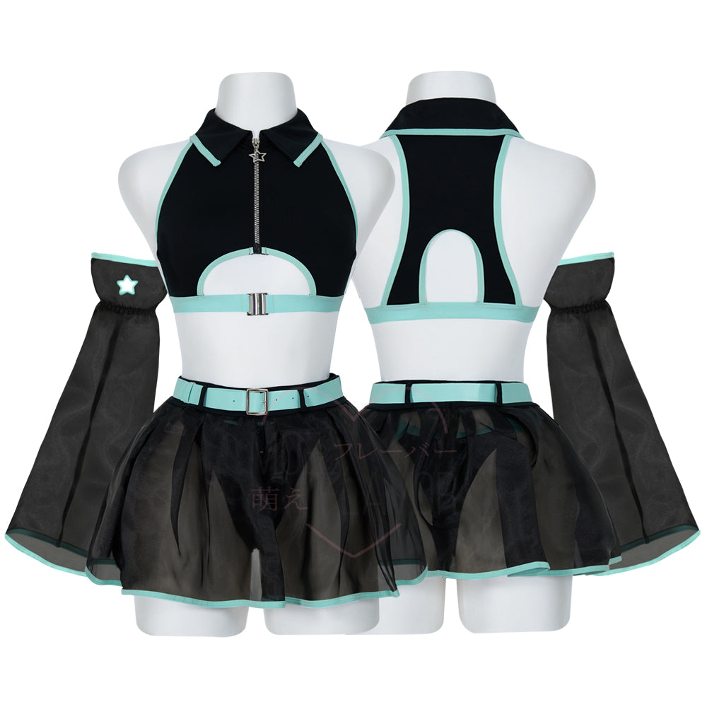 Cyber Siren - Mesh Top/Skirt Cyber Girl Lingerie