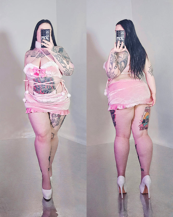 Pastel Winter Top & Skirt [MOEFLAVOR x Gloomy Bear]